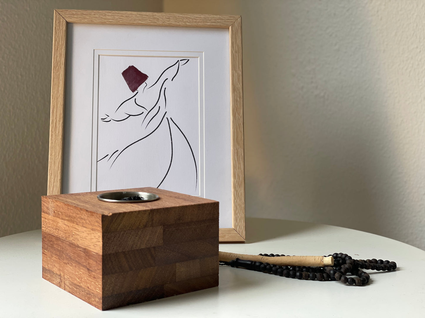 Wooden burner- Mecca design